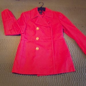 Ann Taylor Pink Pea Coat